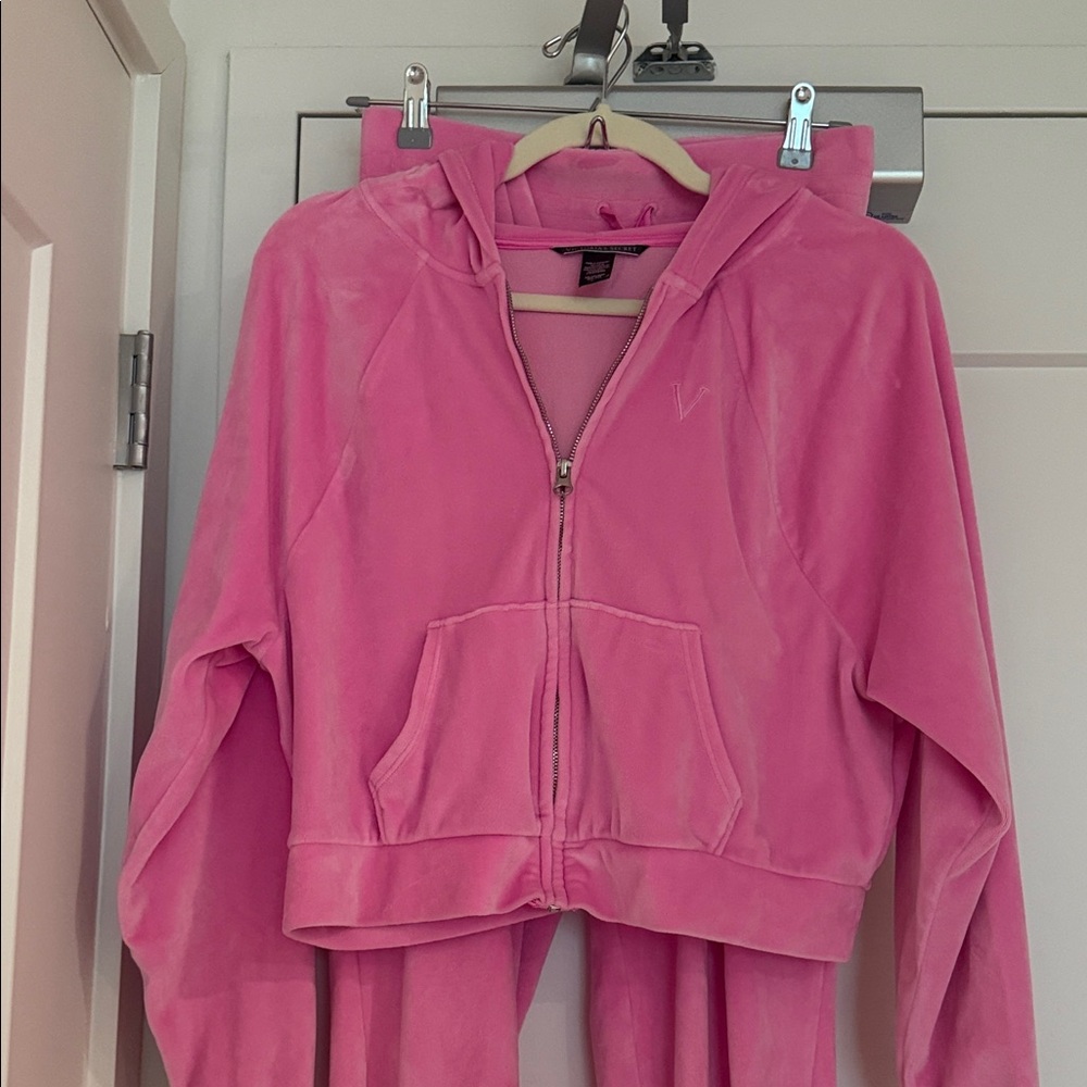 Victoria's Secret Pink Velour Tracksuit